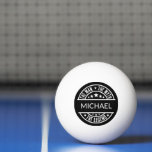 The Man The Myth The Legend Funny Custom Name  Ping Pong Ball<br><div class="desc">Bring some fun to the table with custom 'The Man, The Myth, The Legend' ping pong balls! Personalize these high-quality balls with a name to celebrate the ultimate ping pong champ. Whether for casual games or intense matches, these balls add a touch of humor and style to every serve. Perfect...</div>