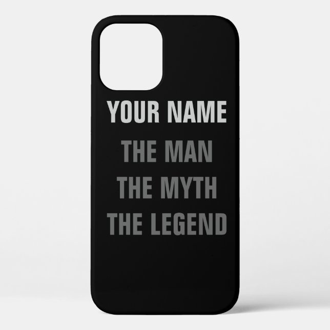The man the myth the legend iPhone case | Custom (Back)