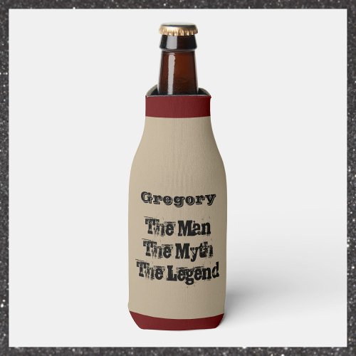The Man The Myth The Legend Personalized Bottle Cooler