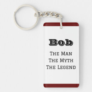 The Man The Myth The Legend Personalized Keychain