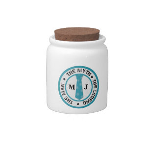 The man the myth the legend personalized name candy jar