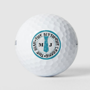The man the myth the legend personalized name golf balls