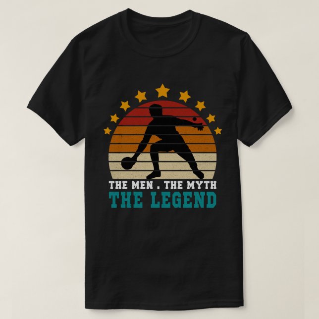 The Man The Myth The Legend Ping Pong T-Shirt (Design Front)