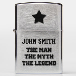 The Man The Myth The Legend Retirement Zippo Lighter