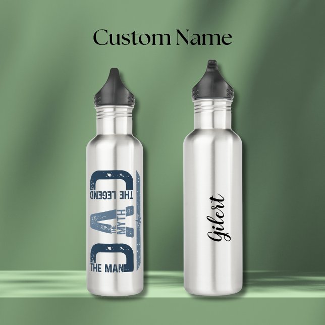 The Man The Myth The Legend Stainless Steel  Stainless Steel Water Bottle (Creator Uploaded)