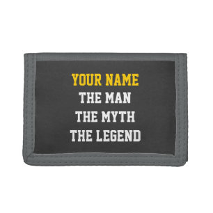 The man The myth The legend wallets for men