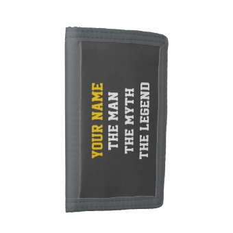 The man The myth The legend wallets for men | Zazzle