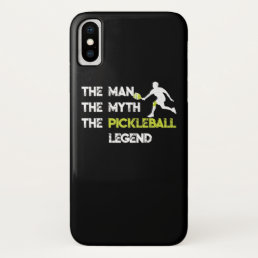 The Man The Myth The Pickleball Legend iPhone X Case