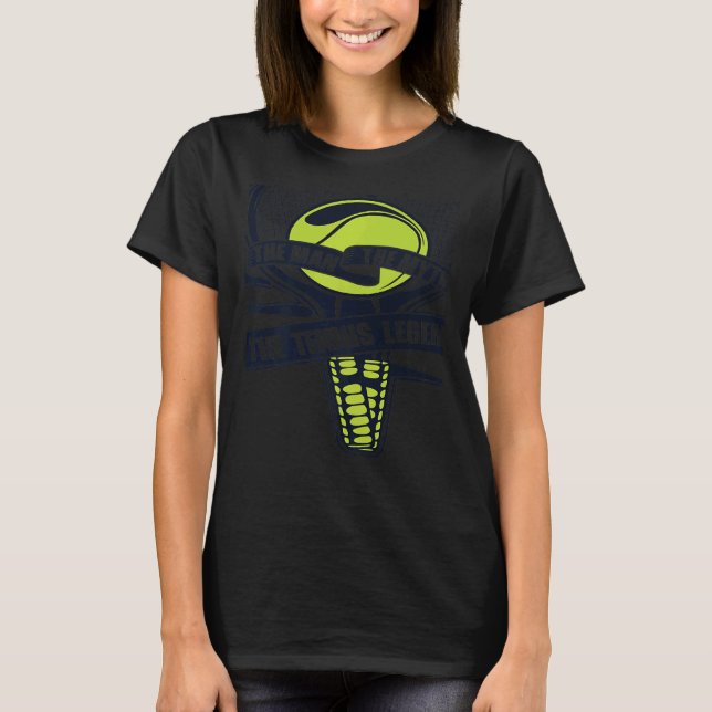 The Man The Myth The Tennis Legend Player Tennis 1 T-Shirt (Front)
