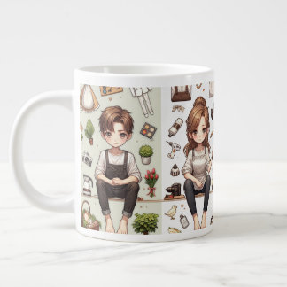 The man, the woman ver. 1 specialty mug