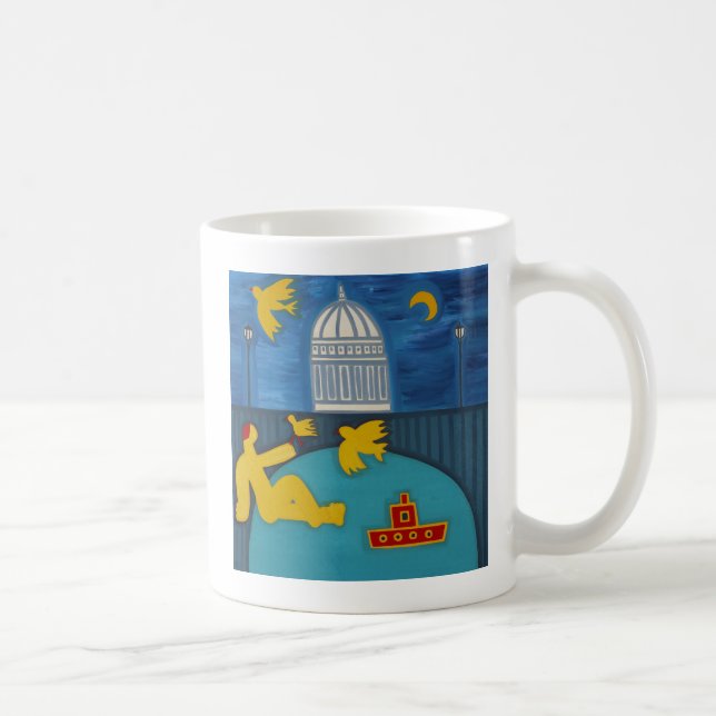 The Man Under the Bridge 2006 Coffee Mug (Right)