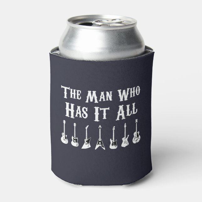 The Man Who Has It All Stubby Holder Can Cooler (Can Front)
