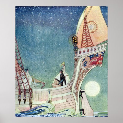 The Man Who Never Laughed by Kay Nielsen Poster