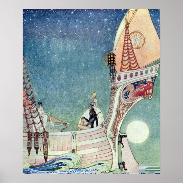 The Man Who Never Laughed by Kay Nielsen Poster (Front)
