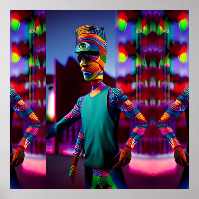 The Man Who Spiked My Coffee - Ken Gage Art Poster (Front)