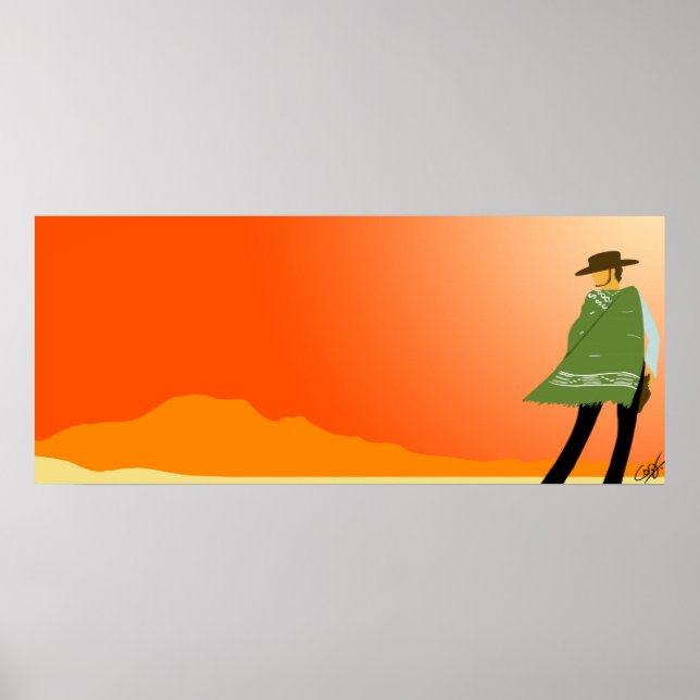 The Man With No Name Classic Poster (Front)