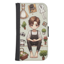 The man&woman ver.1 Samsung Galaxy S4 Wallet Case