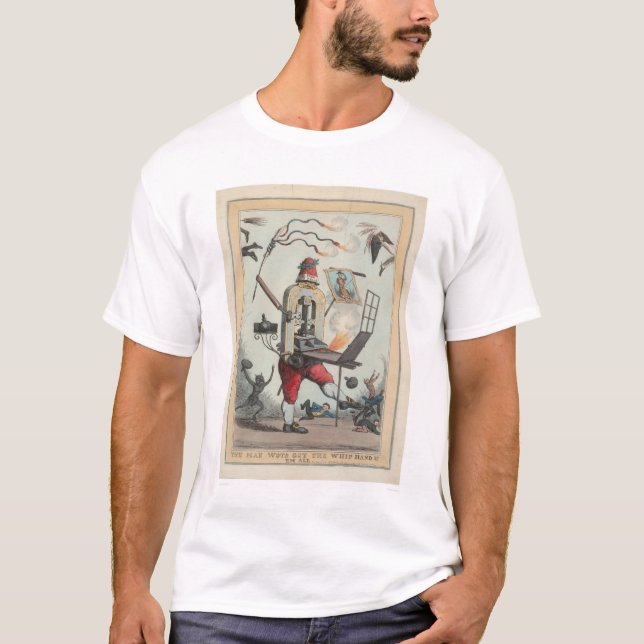 The Man Wots Got the Whip Hand of 'Em All (1297) T-Shirt (Front)