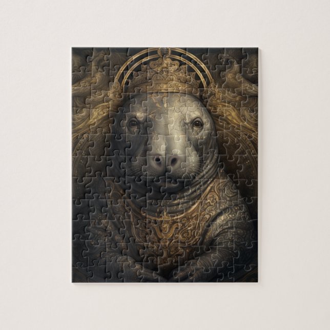 The Manatee King Jigsaw Puzzle (Vertical)