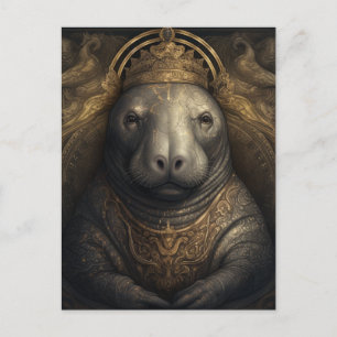 The Manatee King Postcard