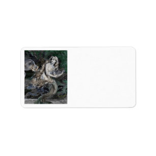 The Manatee Meets a Mermaid Label