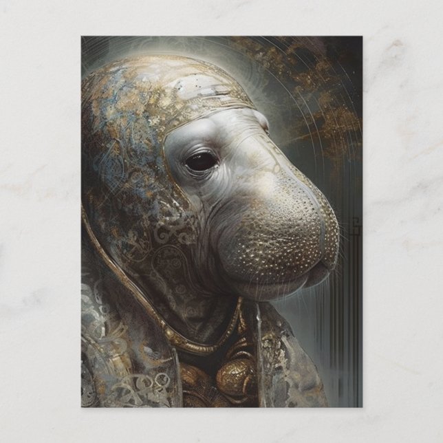The Manatee Postcard (Front)