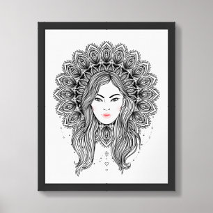 The Mandala Goddess Poster