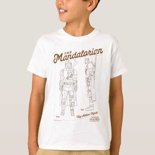 The Mandalorian Action Figure Diagram T_Shirt