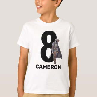 The Mandalorian Birthday | Name & Age T-Shirt