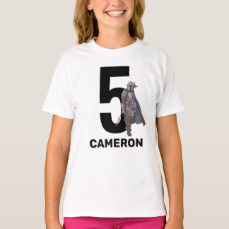 The Mandalorian Birthday | Name & Age T-Shirt