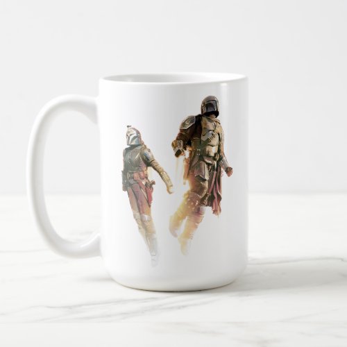 The Mandalorian  Bo_Katan Jetpack Illustration Coffee Mug