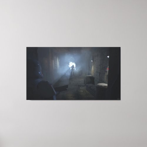 The Mandalorian  Breaking Into Imperial Compound Canvas Print