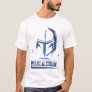 The Mandalorian Brush Stroke Helmet Logo T-Shirt