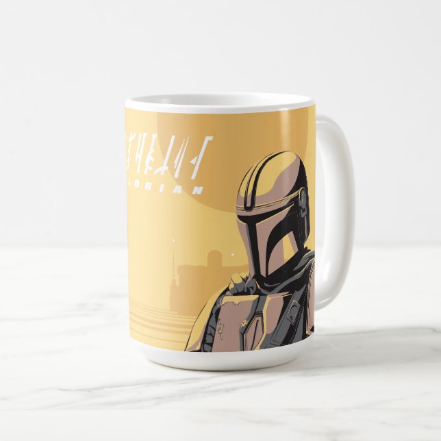 The Mandalorian Canons of Honor Graphic Coffee Mug (Front Right)