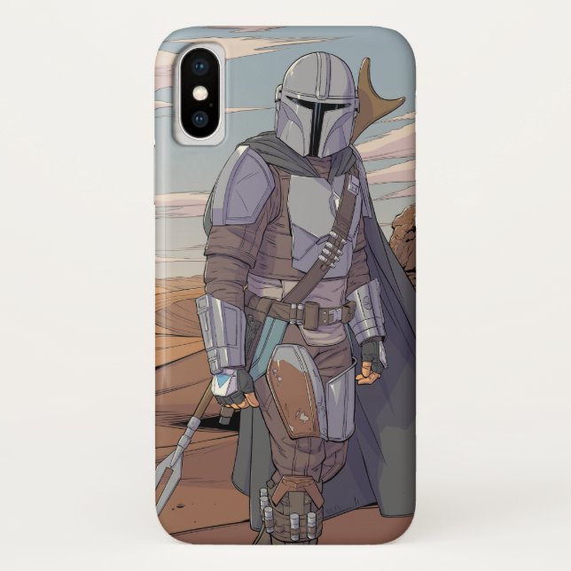 The Mandalorian Character Art Case-Mate iPhone Case (Back)