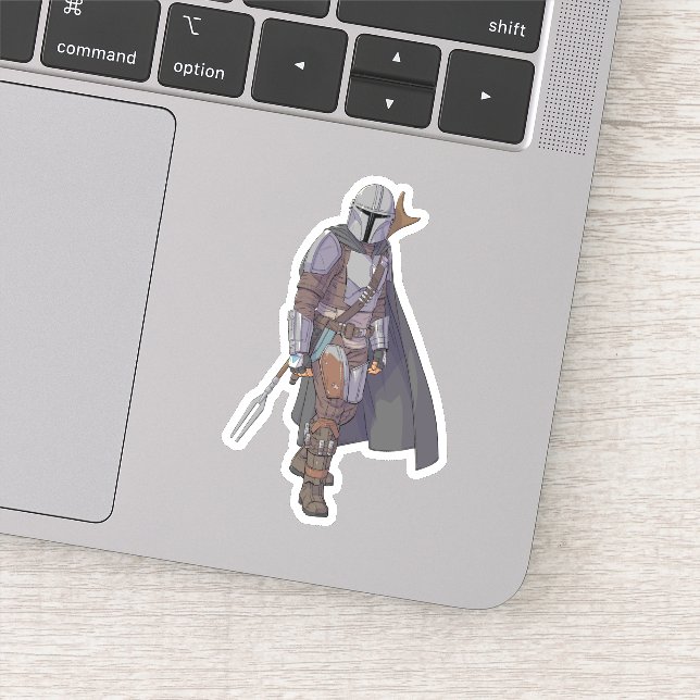 The Mandalorian Character Art Sticker (Detail)