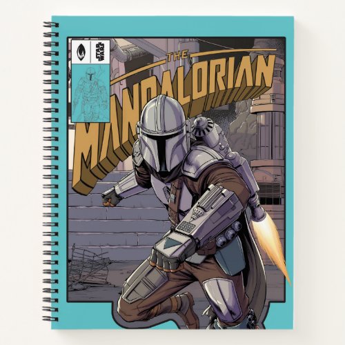 The Mandalorian Comic Book Style Cover