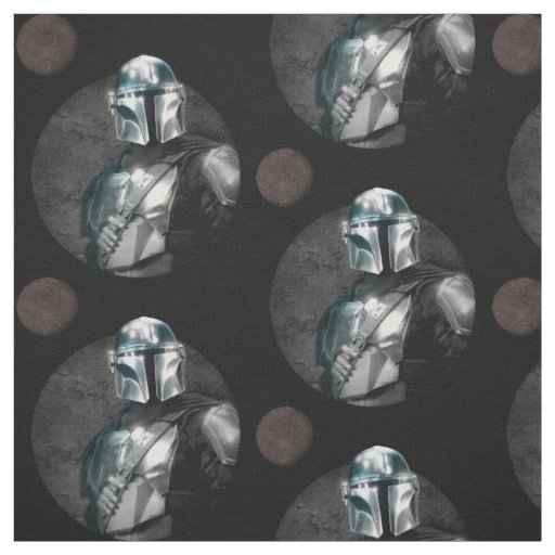 The Mandalorian Dark Planet Graphic Fabric