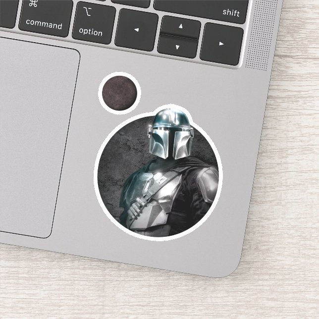 The Mandalorian Dark Planet Graphic Sticker (Detail)