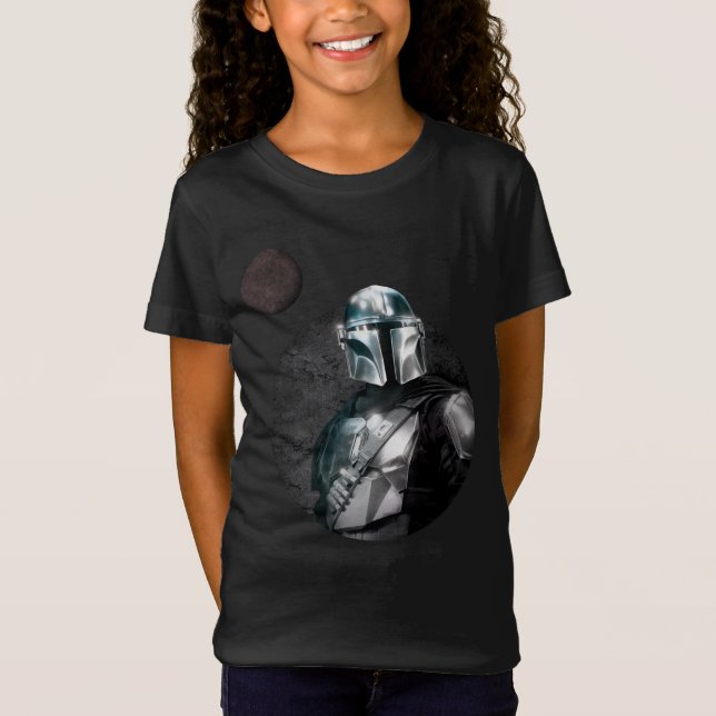 The Mandalorian Dark Planet Graphic T-Shirt (Front)