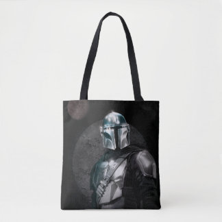 The Mandalorian Dark Planet Graphic Tote Bag