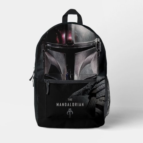 The Mandalorian Emerging From Shadows Printed Backpack