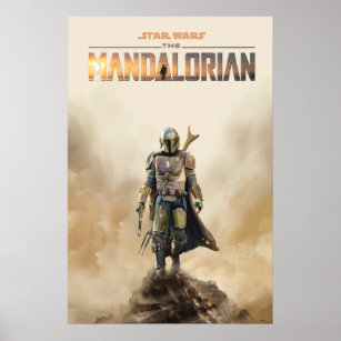 The Mandalorian   Fierce Warrior Poster