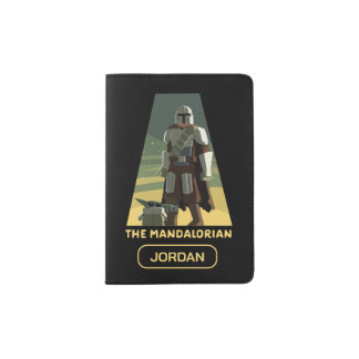 The Mandalorian & Grogu Dusk Cartoon Passport Holder