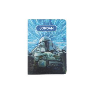 The Mandalorian & Grogu Hyperspace Illustration Passport Holder