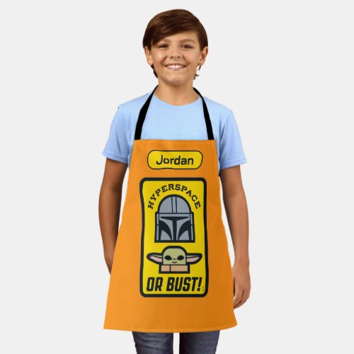 The Mandalorian  Grogu Hyperspace or Bust Icon Apron