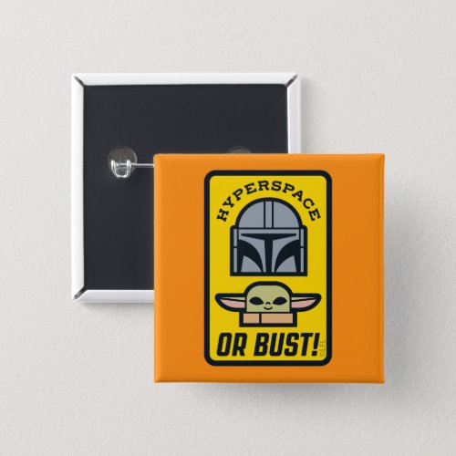 The Mandalorian  Grogu Hyperspace or Bust Icon Button