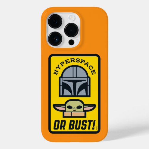 The Mandalorian  Grogu Hyperspace or Bust Icon Case_Mate iPhone 14 Pro Case
