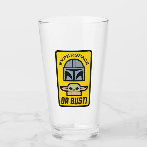 The Mandalorian  Grogu Hyperspace or Bust Icon Glass