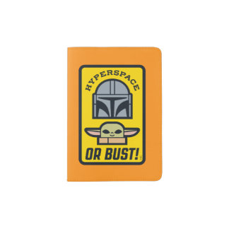 The Mandalorian & Grogu "Hyperspace or Bust" Icon Passport Holder